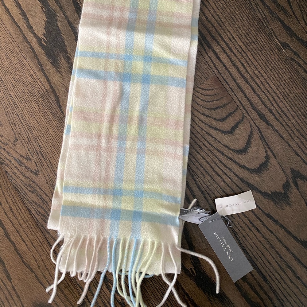 NWT Ann Taylor 100% cashmere scarf